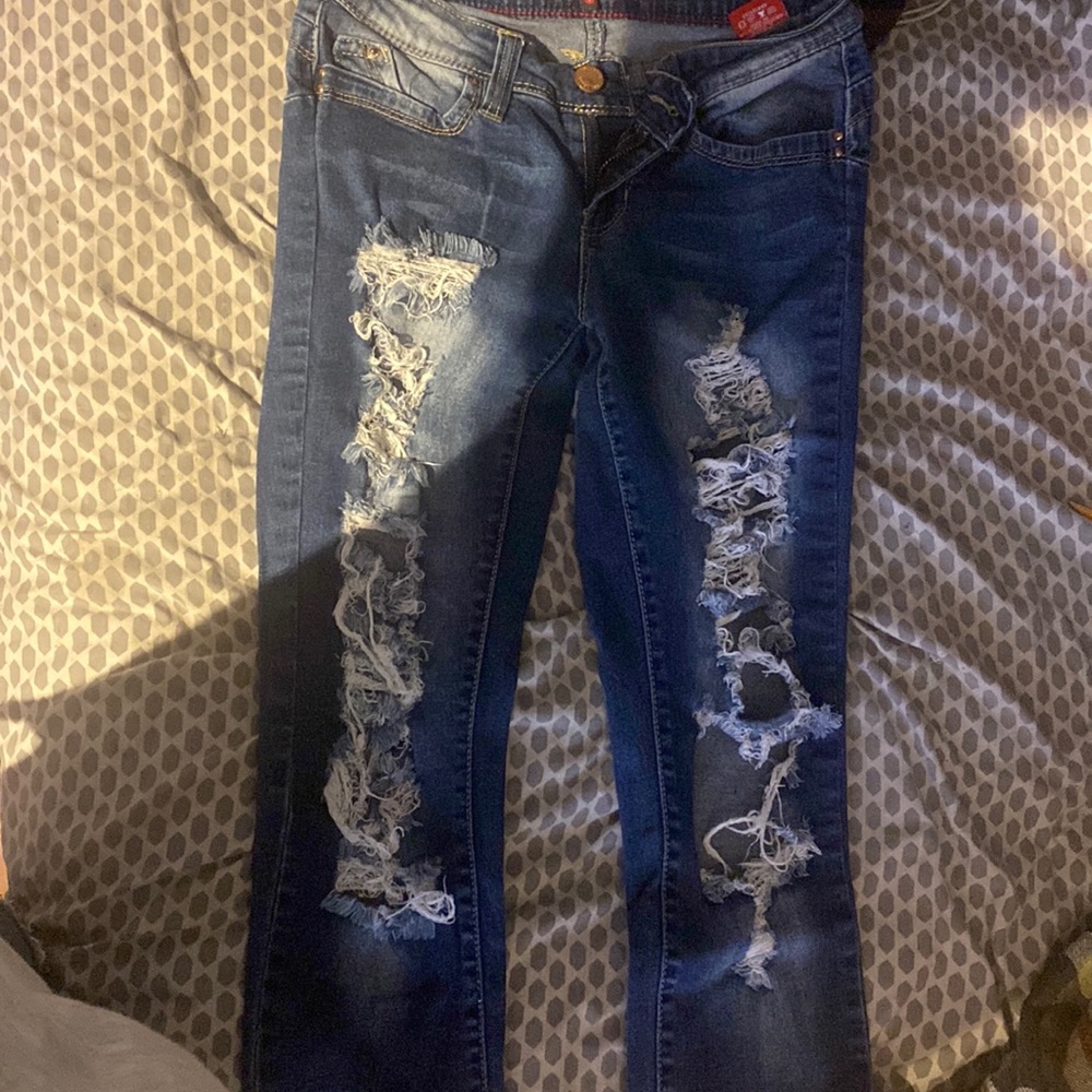 ripped jeans